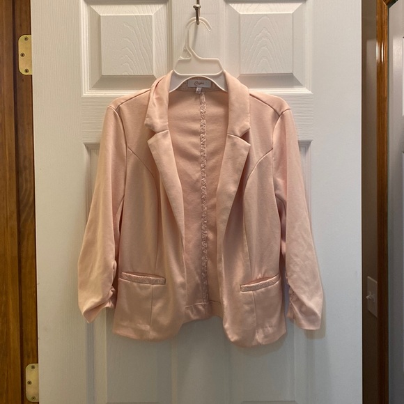 Candie's Jackets & Blazers - Candies Light Pink Small blazer womens pink blazer size small